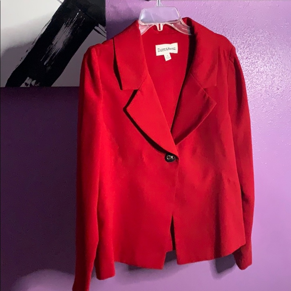Danny & Nicole cherry red blazer